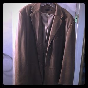 Leather blazer